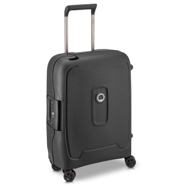 Delsey Paris Moncey Slim Line - 4 - Rollen - Kabinentrolley 55 cm (schwarz) - Markenkoffer