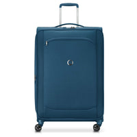 Delsey Paris Montmartre Air 2.0 - 4-Rollen-Trolley 77 cm erw. (recycelt) (blau)