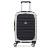Delsey Paris Shadow 5.0 - 4-Wheel Cabin Trolley with Front Pocket S 55 cm ext. USB (ivory)