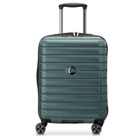 Delsey Paris Shadow 5.0 - 4-Rollen-Kabinentrolley Slim Line USB 55 cm (grün)