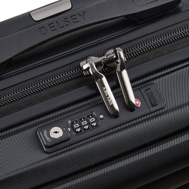 Delsey Paris Shadow 5.0 - 4-Rollen-Kabinentrolley Slim Line USB 55 cm (schwarz) - Ansicht 8