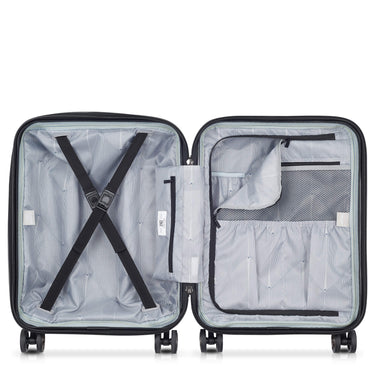 Delsey Paris Shadow 5.0 - 4-Rollen-Kabinentrolley Slim Line USB 55 cm (schwarz) - Ansicht 4