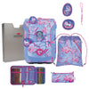 DerDieDas ErgoFlex Easy Exklusiv Superflash - School Backpack Set 5 pcs. 950g (Magic Unicorn)