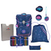 DerDieDas ErgoFlex Easy - School Backpack Set 5pcs. 950 g (Deep Ocean)