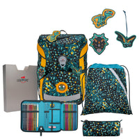 DerDieDas ErgoFlex Easy - Schulranzen Set 5tlg. 950 g (Dino Time)