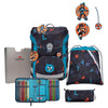 DerDieDas ErgoFlex Easy - School Backpack Set 5pcs. 950 g (Ninja Fighter)