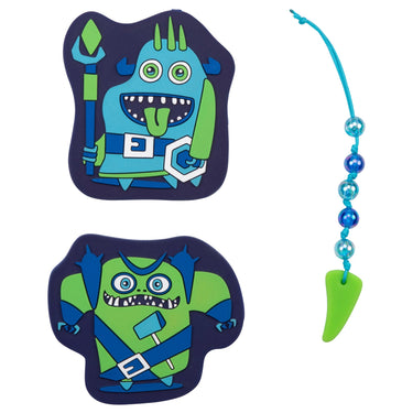 DerDieDas ErgoFlex Easy Superflash Neon - Schulranzen Set 5tlg. 950 g (Monster) - Ansicht 12