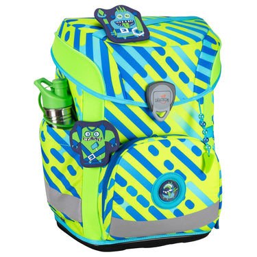 DerDieDas ErgoFlex Easy Superflash Neon - Schulranzen Set 5tlg. 950 g (Monster) - Ansicht 3