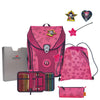 DerDieDas ErgoFlex Max Superflash Neon - Schulranzen Set 5tlg. 950g (Neon Star)