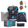 DerDieDas ErgoFlex Light - School Backpack Set 5pc. 800g (Ninja Fighter)