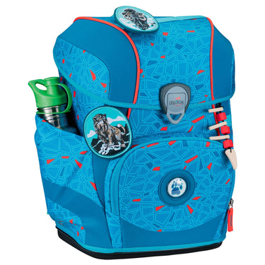 DerDieDas ErgoFlex Tiny Exklusiv Superflash - Schulranzen Set 5 tlg. 900g (Blue Ice) - Ansicht 3