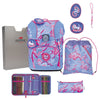 DerDieDas ErgoFlex Tiny Exklusiv Superflash - School Backpack Set 5 pcs. 900g (Magic Unicorn)