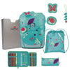 DerDieDas ErgoFlex Tiny - School Backpack Set 5pcs. 900g (Butterfly Garden)