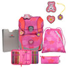 DerDieDas ErgoFlex Tiny - School Backpack Set 5pcs. 900g (Roses)