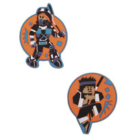 DerDieDas Zubehör - Wechselbuttons 2tlg. (Ninja Fighter)