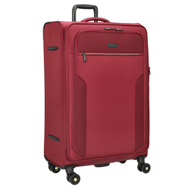D&N Travel Line 9704 - 4-Rollen-Trolley L 78 cm erw. (dark red) - Ansicht 5