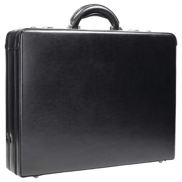 D&N Tradition Business - Aktenkoffer 45 cm erw. Leder (schwarz) - Markenkoffer