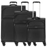 D&N Travel Line 9104 - Trolley - Set, 3tlg. (schwarz) - Markenkoffer