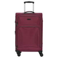D&N Travel Line 9204 - 4-Rollen-Trolley M 66 cm erw. (purple)