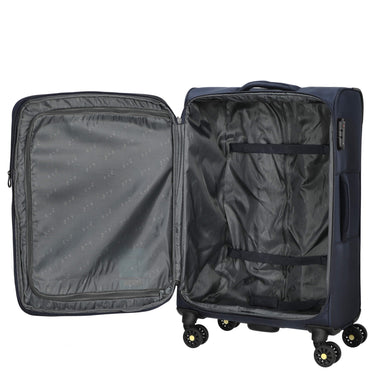 D&N Travel Line 9704 - 4-Rollen-Trolley M 68 cm erw. (dark blue) - Ansicht 6