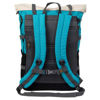 Doughnut Paratrooper Reborn - Rolltop Rucksack 14" 67 cm erw. (lagoon x stonebl) - Ansicht 3