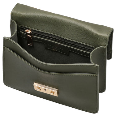Seidenfelt Roros - Schultertasche 21 cm (olive) - Ansicht 6