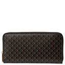 Calvin Klein Emblem AOP Long Zip - Geldbörse 4cc 19 cm (black aop)