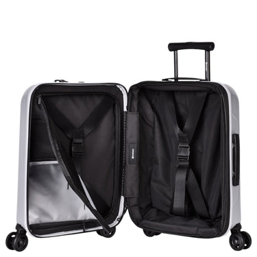 Eminent KAPSTADT BUSINESS PREMIUM - 4-Rollen-Kabinentrolley 55 cm erw. (silber) - Ansicht 6