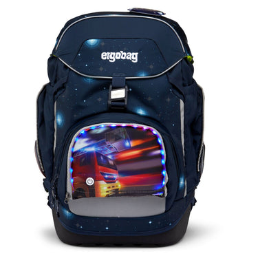Ergobag Zubehör Pack / Cubo / Cubo light  Zippies "LED" - Zip Fronttasche (Feuerwehr) - Ansicht 3