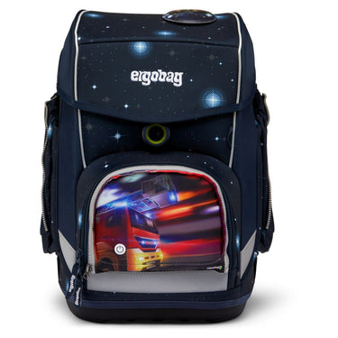 Ergobag Zubehör Pack / Cubo / Cubo light  Zippies "LED" - Zip Fronttasche (Feuerwehr) - Ansicht 4