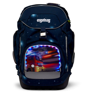 Ergobag Zubehör Pack / Cubo / Cubo light  Zippies "LED" - Zip Fronttasche (Feuerwehr) - Ansicht 7