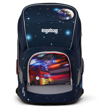 Ergobag Zubehör Pack / Cubo / Cubo light  Zippies "LED" - Zip Fronttasche (Feuerwehr) - Ansicht 6