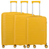 Travelite Pacific - 4-Wheel Trolley Set 3pc. (yellow)