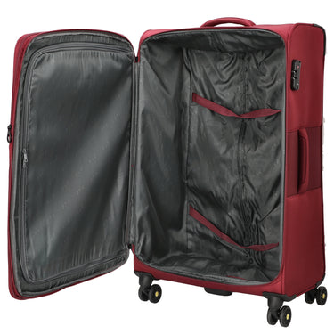 D&N Travel Line 9704 - 4-Rollen-Trolley L 78 cm erw. (dark red) - Ansicht 6