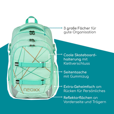 Neoxx ACTIVE PRO - Schulrucksack 45.5 cm (Mint to be) - Ansicht 8