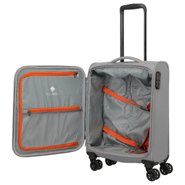 Travelite Umbria - 4-Rollen-Kabinentrolley S 55 cm (smoky grey) - Ansicht 7