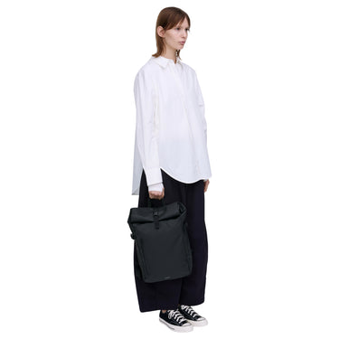 Sandqvist Stream Slim Rolltop - Rucksack M 14" 60 cm (black) - Ansicht 8