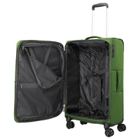 Travelite Cubis - 4-Rollen-Trolley 72 cm erw. (green) - Ansicht 5