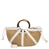 Coccinelle Shell Straw - Tote Bag 37 cm (natural/pearl)