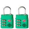 FPM Bank S Accessories Padlocks - TSA Schlösser (Paar) (screaming green)
