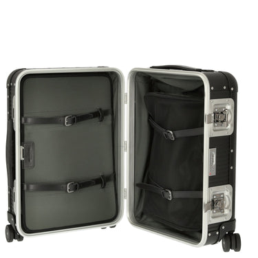 FPM Milano Bank aluminum Spinner 55 M - 4-Rollen-Kabinentrolley 55/25 cm (caviar black) - Ansicht 6