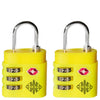 FPM Milano Accessories Padloccks - TSA Locks (pair) (laser lemon)