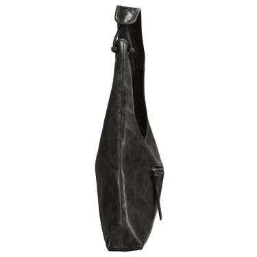 FREDsBRUDER Ever Faded Hobo - Schultertasche 38 cm (faded black) - Ansicht 3
