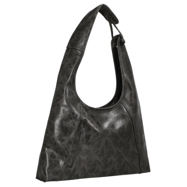 FREDsBRUDER Ever Faded Hobo - Schultertasche 38 cm (faded black) - Ansicht 5
