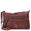 FREDsBRUDER Riffel Crossbag - Umhängetasche 27 cm (barolo red)