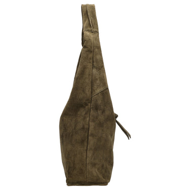 FREDsBRUDER Velvet Wild Hobo - Schultertasche 39 cm (khaki) - Ansicht 3