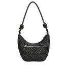 Guess Adelasia Top Zip - Schultertasche 24 cm  (Black) - Ansicht 4
