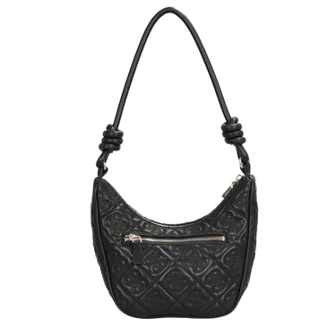 Guess Adelasia Top Zip - Schultertasche 24 cm  (Black) - Ansicht 4
