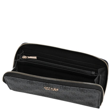 Guess Brenton SLG Large Zip Around - Geldbörse 12cc 21 cm (coal logo) - Ansicht 2