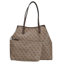 Guess Eco Victtoria - Shopper 2in1 L 40 cm (latte logo/brown)